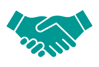 Picto serrer la main